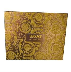 Versace Yellow Diamond Gold Patterned Box